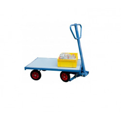 Fimm Chariot 500 kg 1200 x 800 mm pivotant plateau nu 250 mm Kobleo