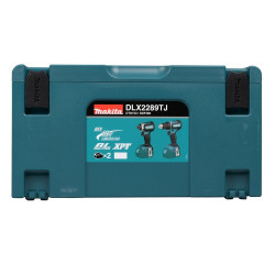 Makita Pack Perceuse visseuse et visseuse à chocs DLX2289TJ 18V coffret makpac3 Makita Kobleo
