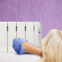 Haverland Radiateur à inertie RC12MS/C 1500W fluide caloporteur blanc Kobleo