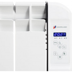 Haverland Radiateur plinthe RC11BLS/C à inertie fluide caloporteur 1250W blanc Kobleo