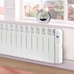 Haverland Radiateur plinthe RC13BLS/C à inertie fluide caloporteur 1500W blanc Kobleo Haverland Radiateur plinthe RC13BLS/C à inertie fluide caloporteur 1500W blanc Kobleo