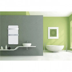 Haverland Sèche-serviettes XTAL6B en verre ultra plat 600W couleur aquamarine Kobleo