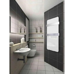 Haverland Sèche-serviettes XTAL6B en verre ultra plat 600W couleur aquamarine Kobleo