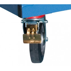 Fimm Servante d'atelier charge lourde 1000 kg 1200 x 800 mm 2 plateaux Kobleo