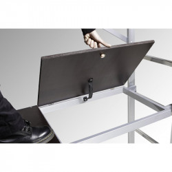 Hailo Echafaudage Hobbystep H7 hauteur travail 6m50 Hailo Kobleo