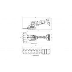 Metabo Sculpte-haie et cisaille à gazon SGS 18 LTX Q 18V 20cm produit seul Kobleo