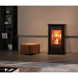 Solzaima Poêle à bois M1 Eco 7,3kW bûches 2kg/h Solzaima Kobleo