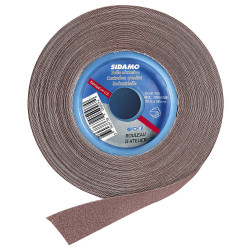 Sidamo Rouleau abrasif d'atelier 25mx38mm Gr40 corindon Sidamo Kobleo