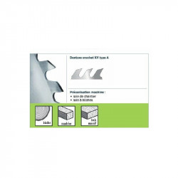 Sidamo Lame chromé Vanadium Type A 500x2.5x30mm 56dents Sidamo Kobleo