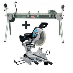 Leman Scie à coupe onglet radiale Leman TSOR310 Ø305mm 2000W avec piètement Kobleo