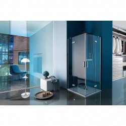 Samo Paroi douche d'angle ouverture pivotante 115-1175cm transparent Droite Kobleo