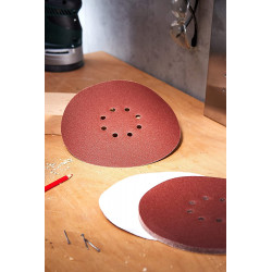 Scheppach Lot de 10 disques de ponçage D215mm Grain 100 Scheppach Kobleo