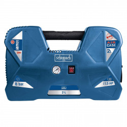 Scheppach Compresseur portatif Air Case 1,1kW 8 bar 2L Scheppach Kobleo Scheppach Compresseur portatif Air Case 1,1kW 8 bar 2L Scheppach Kobleo