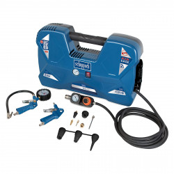 Scheppach Compresseur portatif Air Case 1,1kW 8 bar 2L Scheppach Kobleo Scheppach Compresseur portatif Air Case 1,1kW 8 bar 2L Scheppach Kobleo