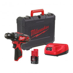 Milwaukee Perceuse visseuse M12 BDD-201C 12V 2Ah Li-Ion Milwaukee Kobleo