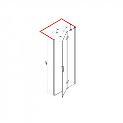 Samo Paroi douche panneau pivotant 1075-111cm Gauche GRAND POLARIS Kobleo