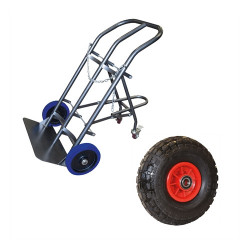 Stockman Diable porte 2 bouteilles SAC200-RG 200kg roues gonflables Kobleo Stockman Diable porte 2 bouteilles SAC200-RG 200kg roues gonflables Kobleo
