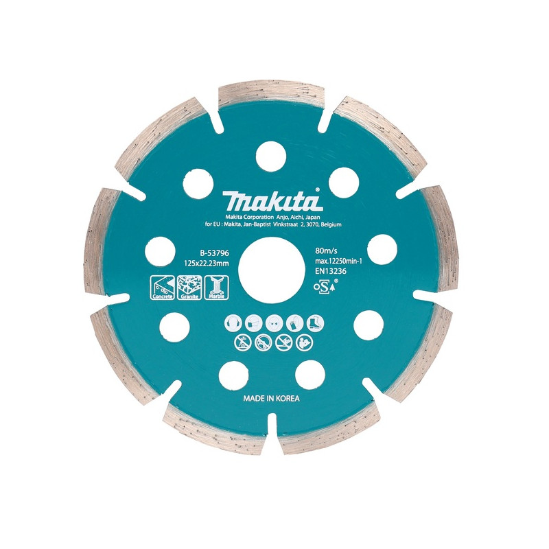 Makita Disque diamanté Thin B-53796 D125x22,23x1,6mm Makita Kobleo