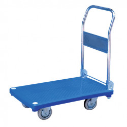 Stockman Chariot plastique PP1/200 200kg 800x500mm dossier rabattable Kobleo