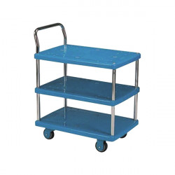Stockman Servante plastique PP3/200 200kg 3 plateaux 730x490mm Stockman Kobleo