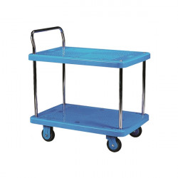 Stockman Servante plastique PP2/300 300kg 2 plateaux 900x600mm Stockman Kobleo