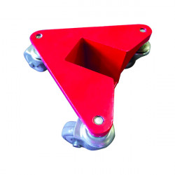 Stockman 4 Coins roulants AR100B aluminium 400kg dimensions utiles 50x65mm Kobleo