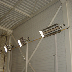 Sovelor Chauffage radiant au gaz naturel RL22/2GN 19,5kW 20/25mbar 2 allures Kobleo