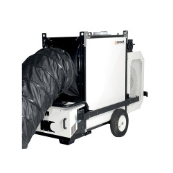 Sovelor Chauffage air pulsé mobile TITAN190 avec brûleur fuel 185,5kW 16m3/h Kobleo