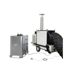 Sovelor Chauffage air pulsé mobile TITAN240 avec brûleur fuel 235,7kW 20m3/h Kobleo