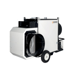 Sovelor Chauffage air pulsé mobile TITAN240 avec brûleur fuel 235,7kW 20m3/h Kobleo