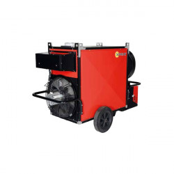 Sovelor Chauffage air pulsé mobile JUMBO120 avec brûleur au fuel 110,4kW Kobleo