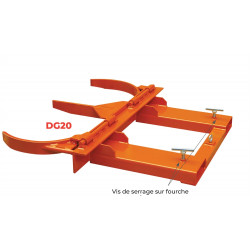 Stockman Pince pour 2 fûts métalliques DG20 440kg Kobleo