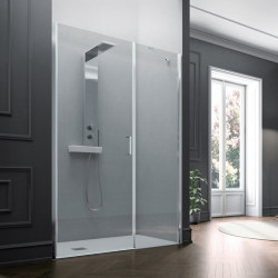 Samo Porte douche pivotante paroi fixe ligne 97 101cm POLARIS Kobleo