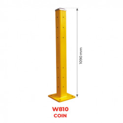 Stockman Poteau et lisse de protection W810 poteau ht 1090mm coin Kobleo Stockman Poteau et lisse de protection W810 poteau ht 1090mm coin Kobleo