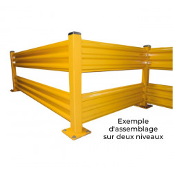 Stockman Poteau et lisse de protection W811 poteau ht 1090mm centre Kobleo Stockman Poteau et lisse de protection W811 poteau ht 1090mm centre Kobleo