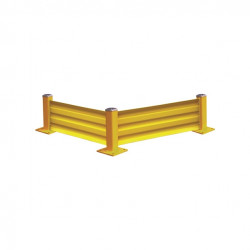 Stockman Poteau et lisse de protection W777 barrière L2895mm Kobleo Stockman Poteau et lisse de protection W777 barrière L2895mm Kobleo