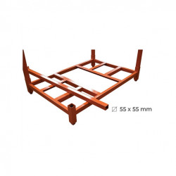 Stockman Rack mobile de stockage RMC1200 empilable 1800kg chandelles 1219mm Kobleo