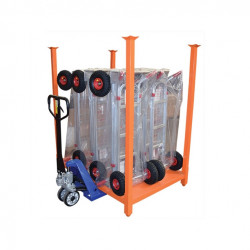 Stockman Rack de stockage RMCT1500 empilable 1800kg tôle chandelles 1549mm Kobleo