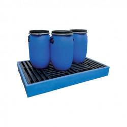Stockman Plancher de rétention polyéthylène PRP2F charge 1000kg capacité 130l Kobleo