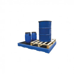 Stockman Plancher de rétention polyéthylène PRP4F charge 2000kg capacité 300l Kobleo