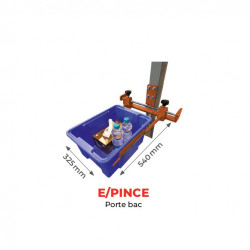 Stockman Porte bac E/PINCE 540x325mm pour gerbeur E Kobleo