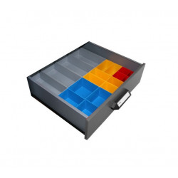 Kupper Séparation 995 pour tiroir universel Ht12cm 18 boites 4 tailles Kupper Kobleo