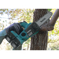 Makita Tronçonneuse d'élagage DUC302Z 2x18V Li-Ion 30cm machine seule Kobleo
