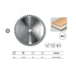 Leman Lame carbure mise à format 250x30x60z Alt./bois Leman Kobleo