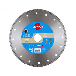Leman Disque diamant jante continue grès cérame 230x22,23 Ht 7 Leman Kobleo