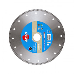 Leman Disque diamant jante continue grès cérame 230x22,23 Ht 7 Leman Kobleo