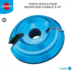 Leman Porte-outils 938.9.140.30.1328 bouvetage à 45° D140mm z2 Leman Kobleo