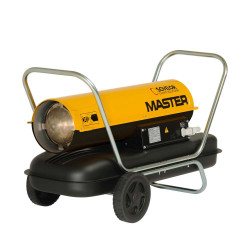 Sovelor Chauffage mobile B100CED2 sur roues au fuel 29kW sans cheminée Sovelor Kobleo Sovelor Chauffage mobile B100CED2 sur roues au fuel 29kW sans cheminée Sovelor Kobleo