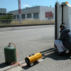 Sovelor Chauffage mobile Sovelor BLP17M à air pulsé au gaz propane 10-16kW Kobleo