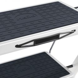 Hailo Marchepied 2 marches extraplat Ht d'accès 225cm blanc Mini Hailo Kobleo